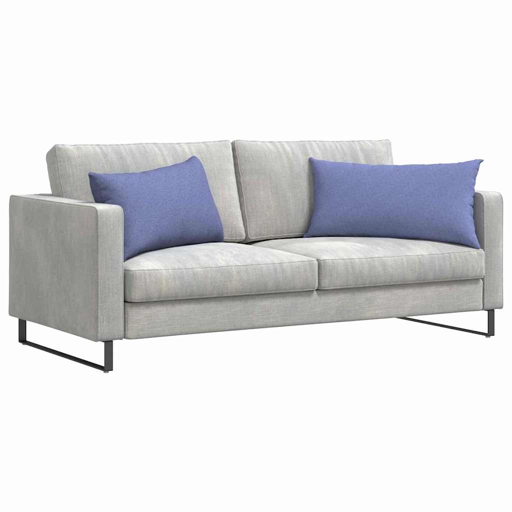 VidaXL Sofa Kussens 2 pcs Blauw 80 x 40 cm Stof