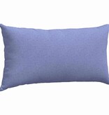 VidaXL Sofa Kussens 2 pcs Blauw 80 x 40 cm Stof