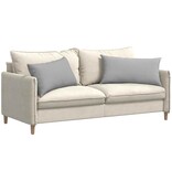 VidaXL Sofa Kussens 2 pcs Grijs 80 x 40 cm Stof
