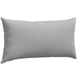 VidaXL Sofa Kussens 2 pcs Grijs 80 x 40 cm Stof