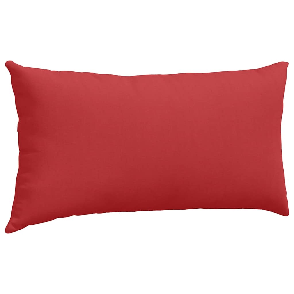 VidaXL Sofa Kussens 2 pcs Rood 80 x 40 cm Stof