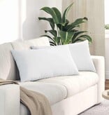 VidaXL Sofa Kussens 2 pcs Wit 80 x 40 cm Stof