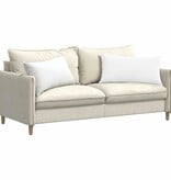 VidaXL Sofa Kussens 2 pcs Wit 80 x 40 cm Stof