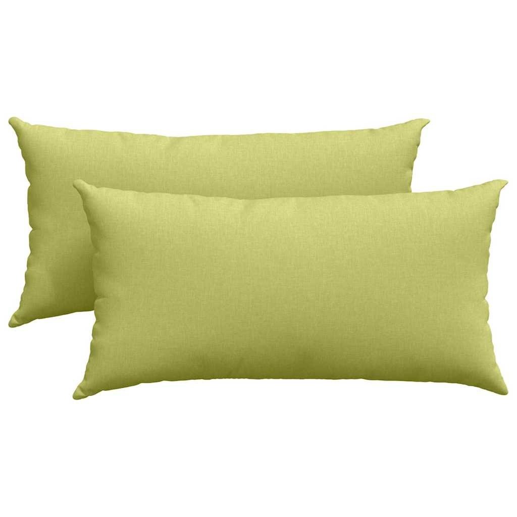 VidaXL Sofa Kussens 2 pcs Lichtgroen 80 x 40 cm Stof