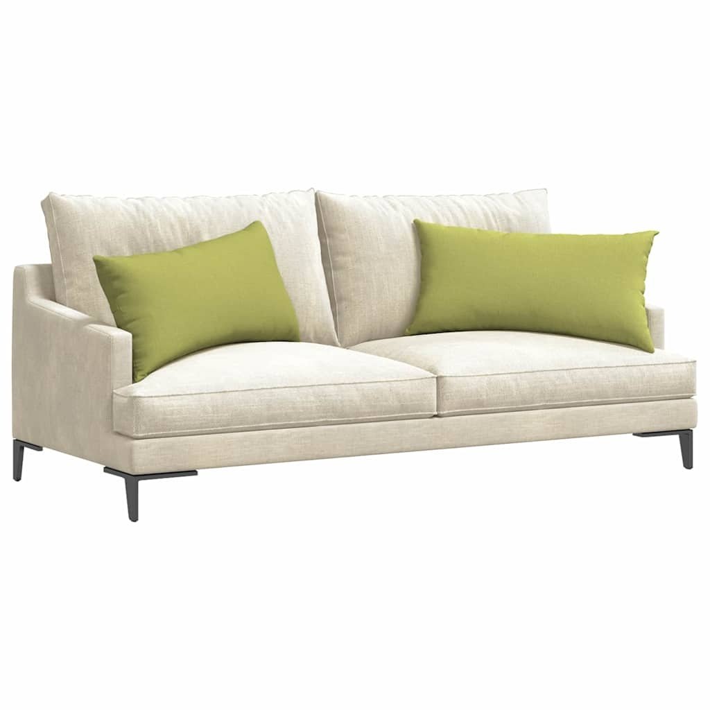 VidaXL Sofa Kussens 2 pcs Lichtgroen 80 x 40 cm Stof