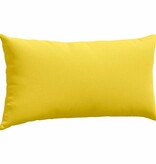 VidaXL Sofa Kussens 2 pcs Lichtgeel 80 x 40 cm Stof