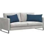VidaXL Sofa Kussens 2 pcs Blauw 80 x 40 cm Stof
