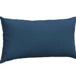 VidaXL Sofa Kussens 2 pcs Blauw 80 x 40 cm Stof