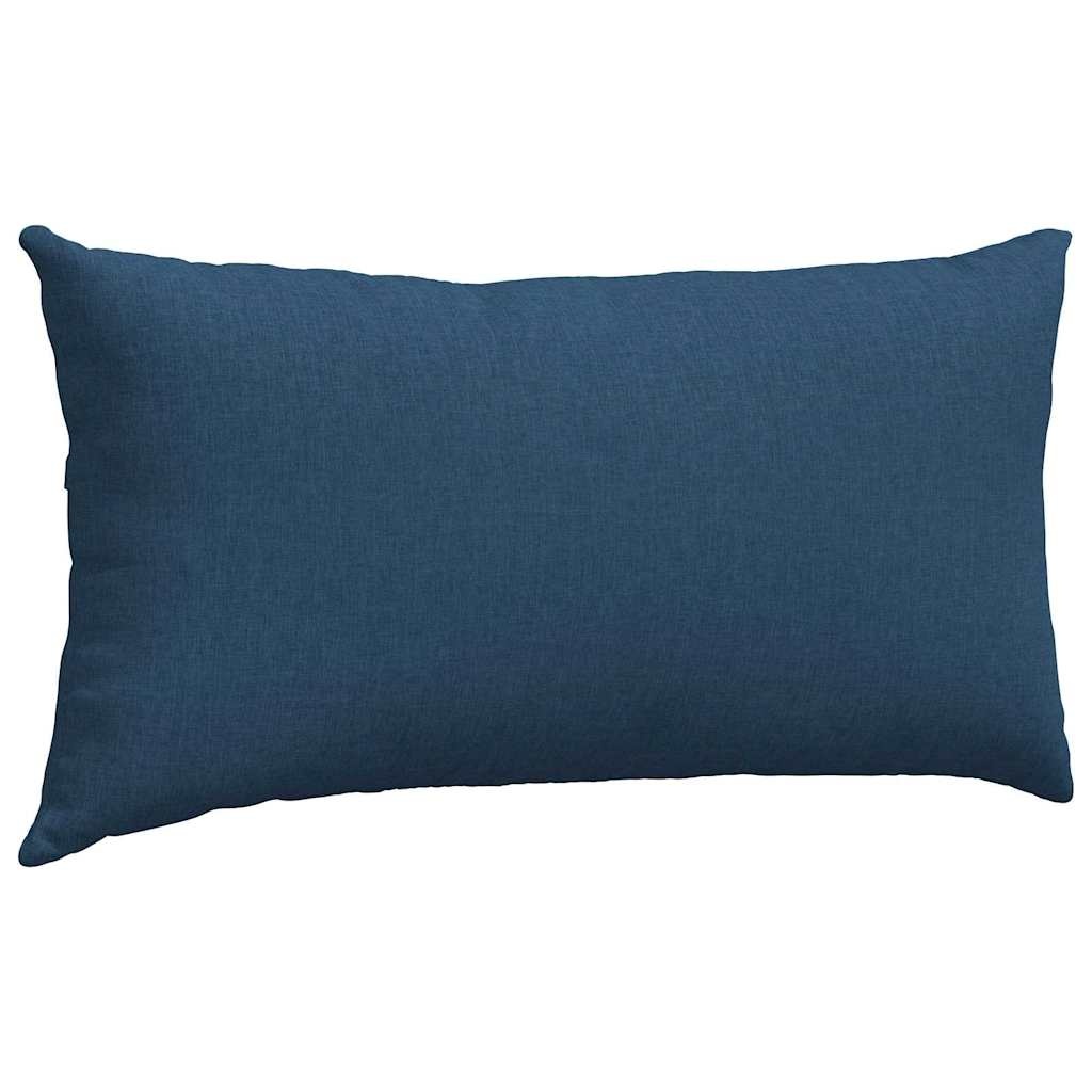 VidaXL Sofa Kussens 2 pcs Blauw 80 x 40 cm Stof