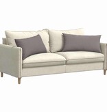 VidaXL Sofa Kussens 2 pcs Taupe 80 x 40 cm Stof