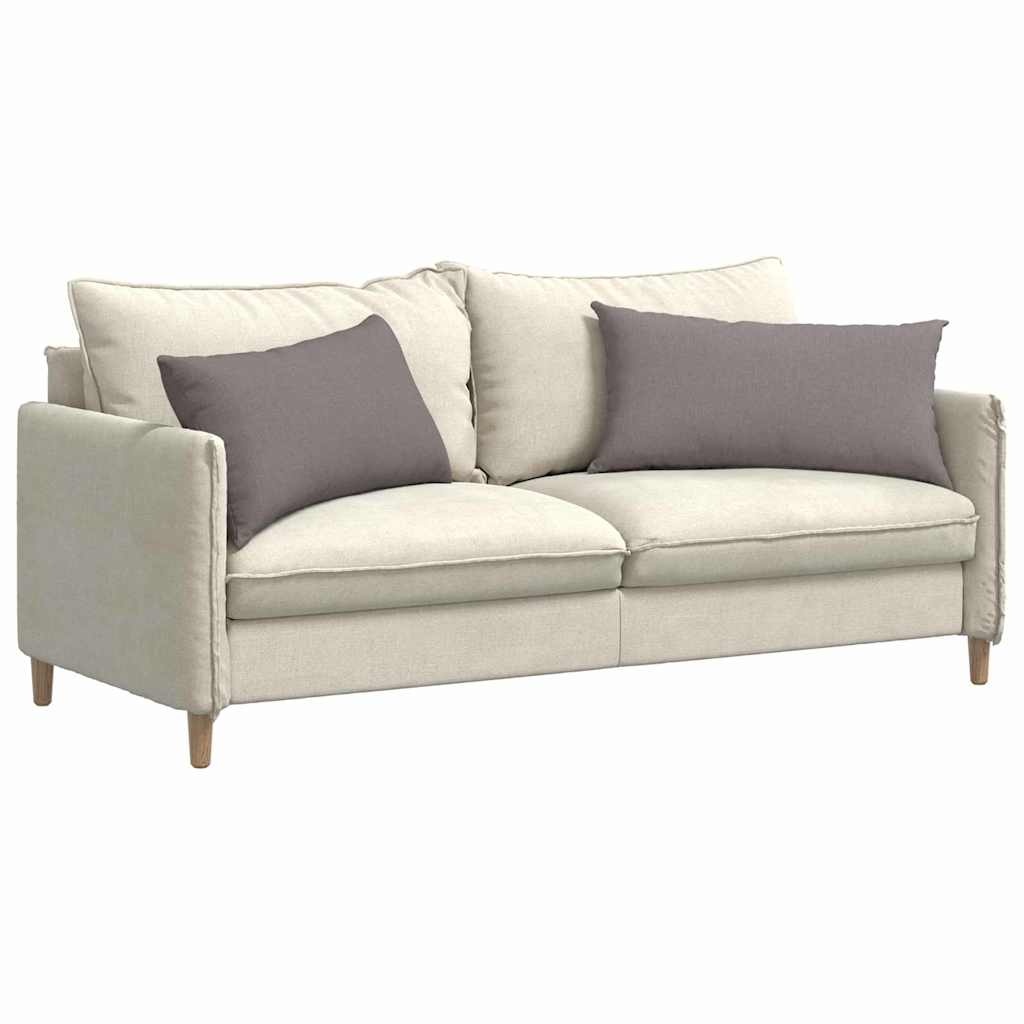 VidaXL Sofa Kussens 2 pcs Taupe 80 x 40 cm Stof