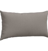 VidaXL Sofa Kussens 2 pcs Taupe 80 x 40 cm Stof