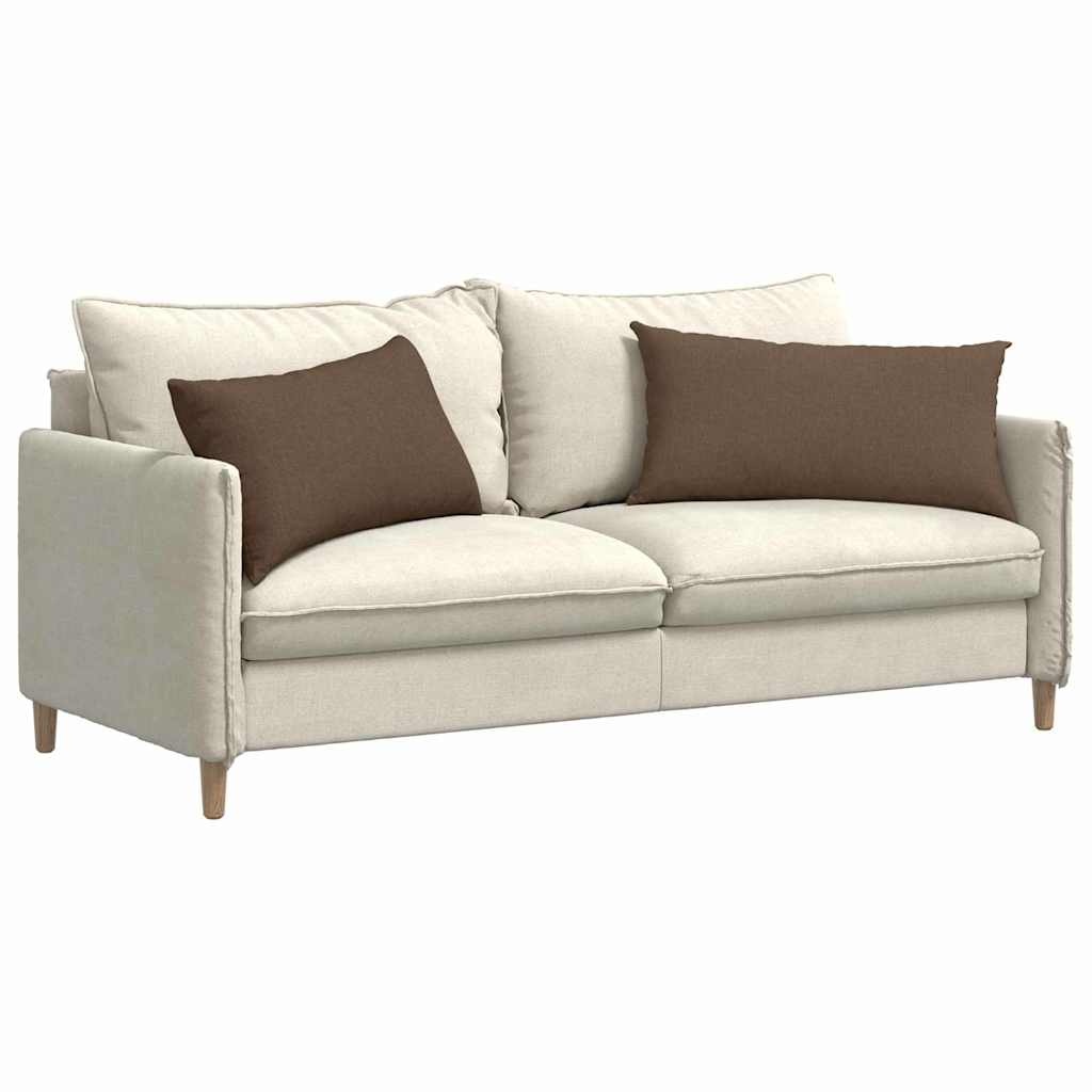 VidaXL Sofa Kussens 2 pcs Bruin 80 x 40 cm Stof
