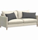 VidaXL Sofa Kussens 2 pcs Donkergrijs 80 x 40 cm Stof