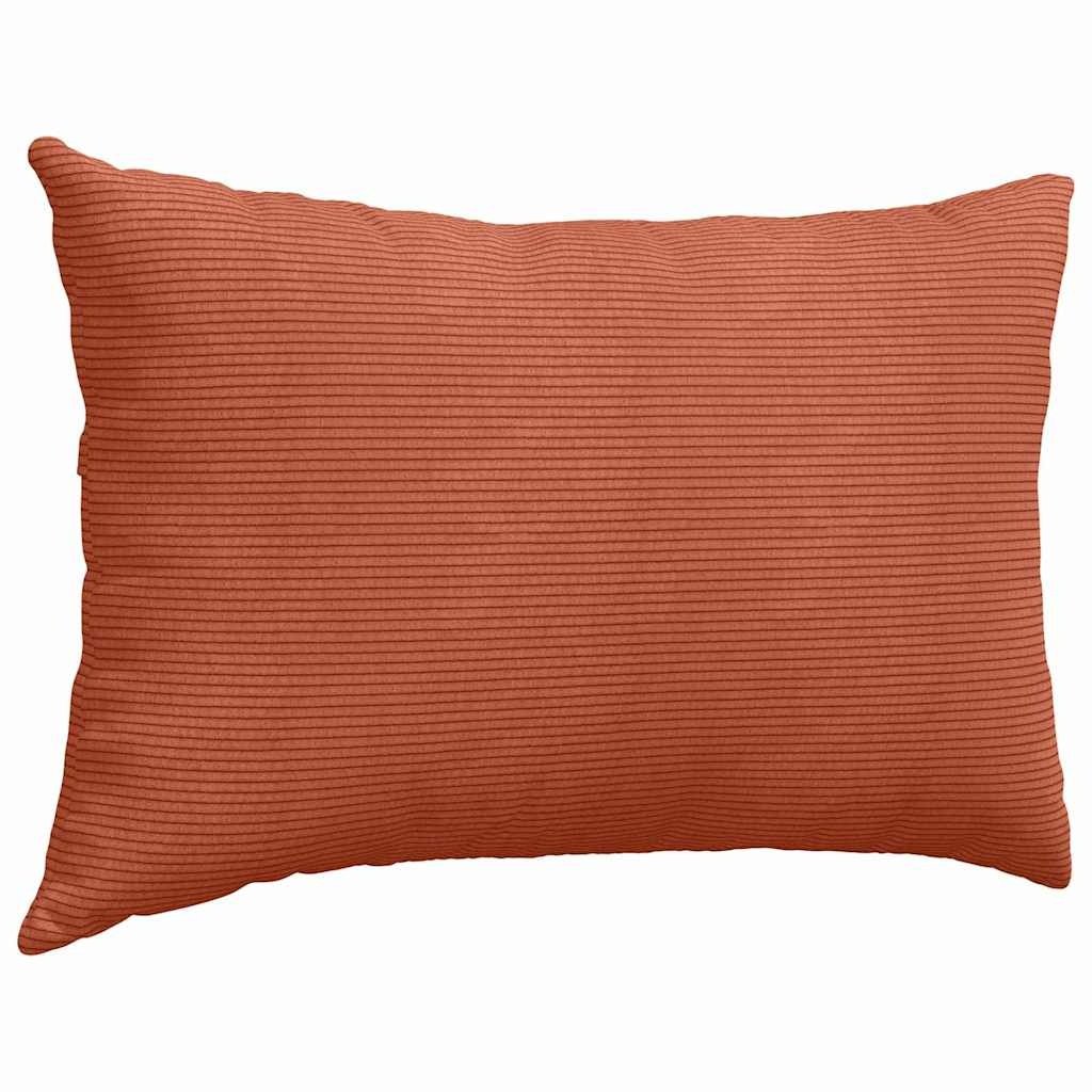 VidaXL Sofa Kussens 2 pcs Rood-oranje 60 x 40 cm Katoen Stof