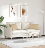 VidaXL Sofa Kussens 2 pcs Grijs groen 60 x 40 cm Katoen Stof