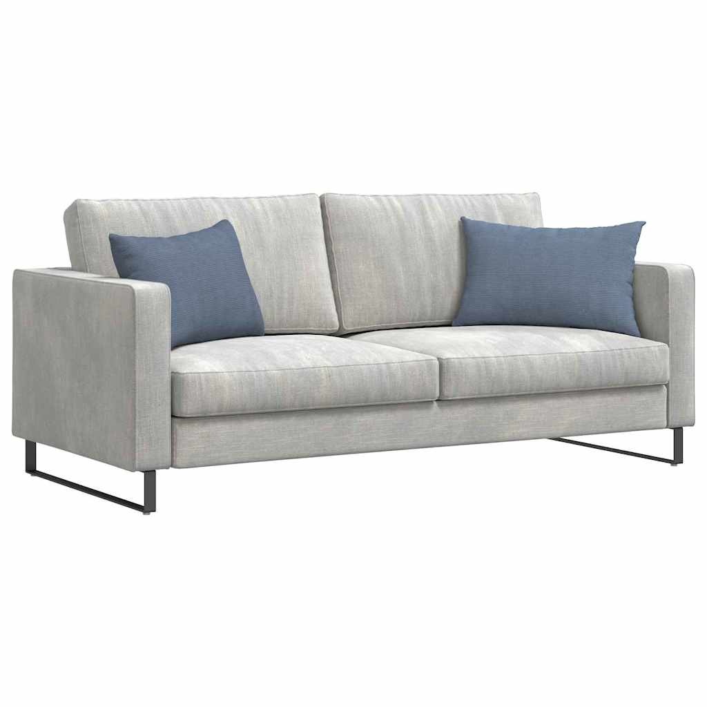 VidaXL Sofa Kussens 2 pcs Blauw 60 x 40 cm Katoen Stof