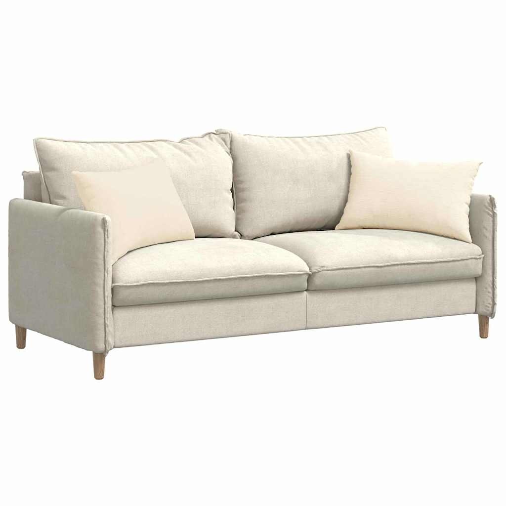 VidaXL Sofa Kussens 2 pcs Crème 60 x 40 cm Katoen Stof