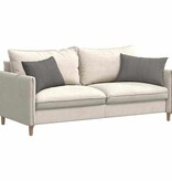VidaXL Sofa Kussens 2 pcs Lichtgrijs 60 x 40 cm Katoen Stof