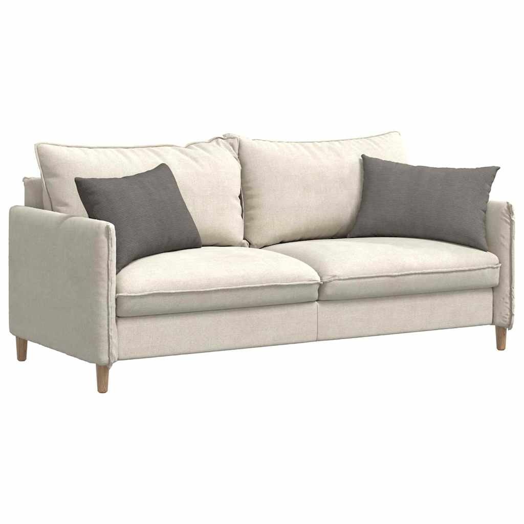 VidaXL Sofa Kussens 2 pcs Lichtgrijs 60 x 40 cm Katoen Stof
