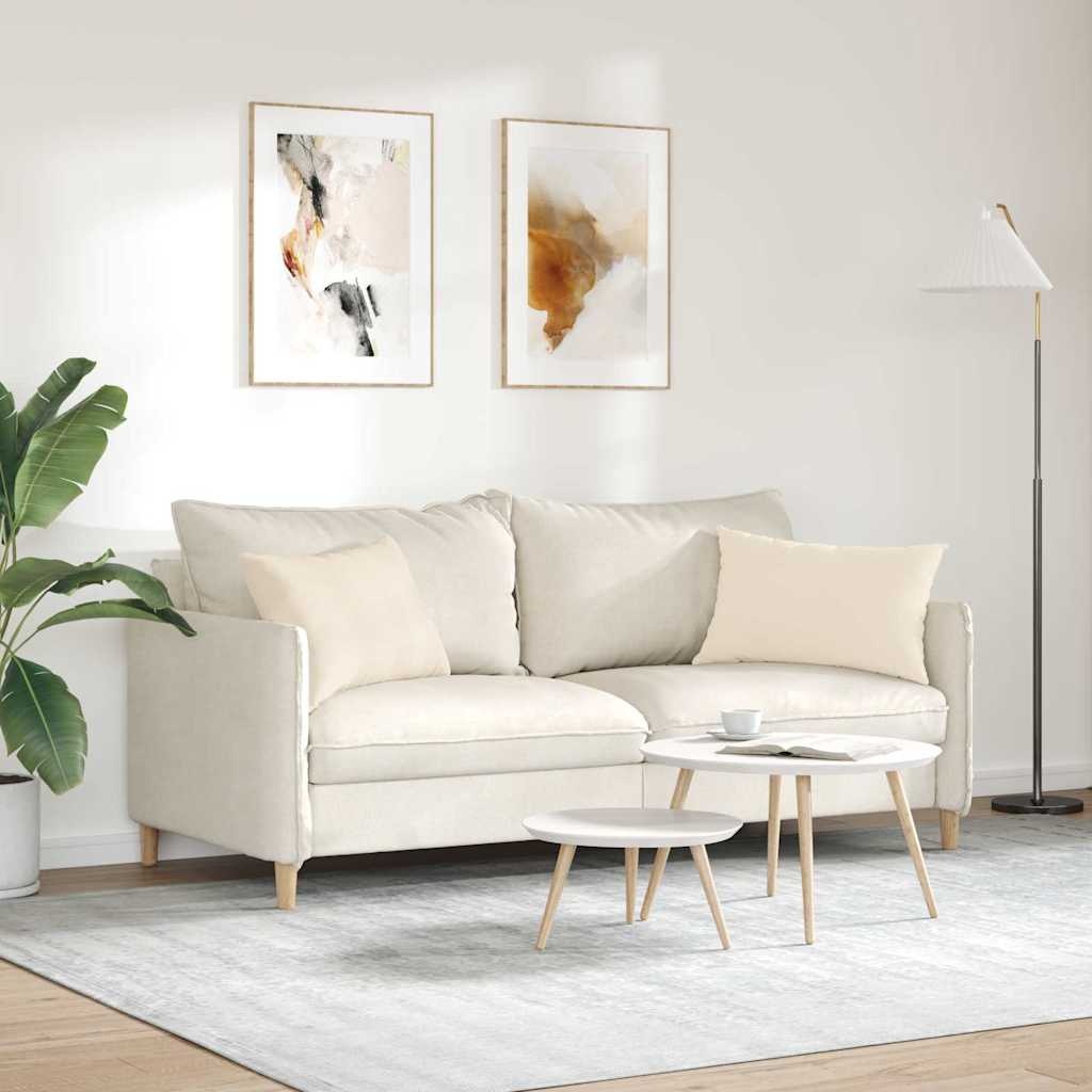 VidaXL Sofa Kussens 2 pcs Beige 60 x 40 cm Stof