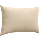 VidaXL Sofa Kussens 2 pcs Crème 60 x 40 cm Stof