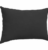 VidaXL Sofa Kussens 2 pcs Zwart 60 x 40 cm Stof