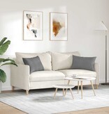 VidaXL Sofa Kussens 2 pcs Donkergrijs 60 x 40 cm Stof