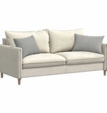 VidaXL Sofa Kussens 2 pcs Lichtgrijs 60 x 40 cm Stof