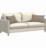 VidaXL Sofa Kussens 2 pcs Taupe 60 x 40 cm Stof