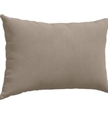 VidaXL Sofa Kussens 2 pcs Taupe 60 x 40 cm Stof