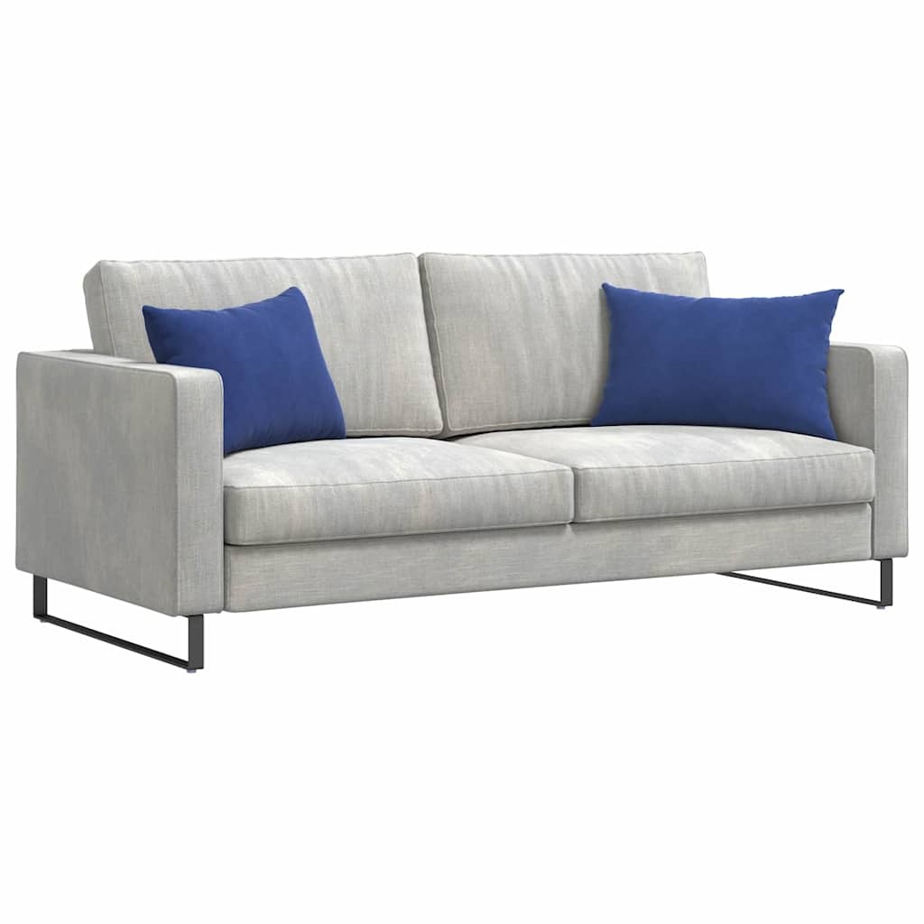 VidaXL Sofa Kussens 2 pcs Politieblauw 60 x 40 cm Katoen Stof