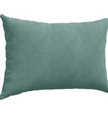 VidaXL Sofa Kussens 2 pcs Zeegroen 60 x 40 cm Katoen Stof