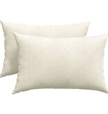 VidaXL Sofa Kussens 2 pcs Crème 60 x 40 cm Katoen Stof