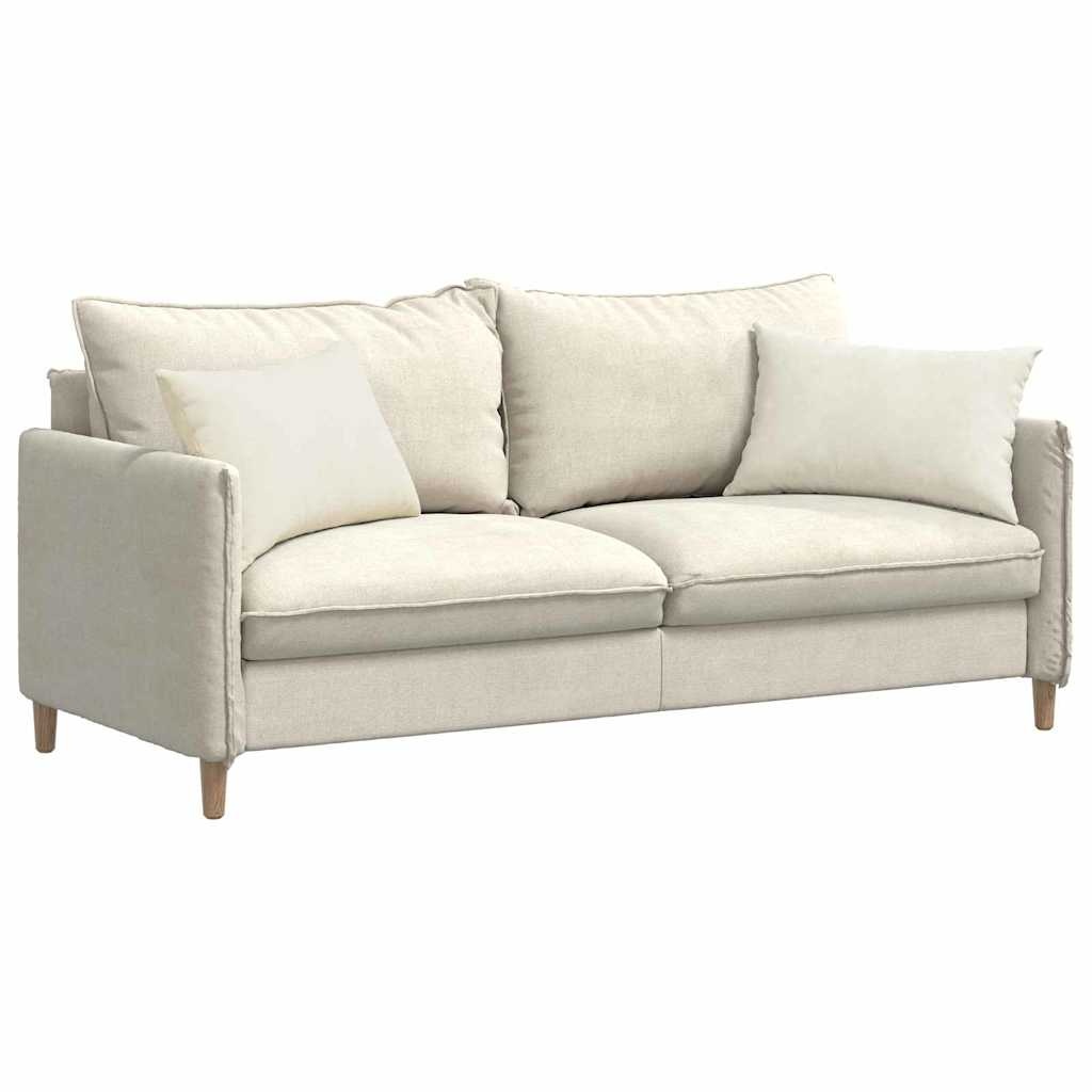 VidaXL Sofa Kussens 2 pcs Crème 60 x 40 cm Katoen Stof