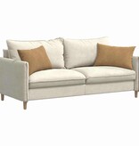 VidaXL Sofa Kussens 2 pcs Bruin 60 x 40 cm Katoen Stof