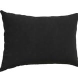 VidaXL Sofa Kussens 2 pcs Zwart 60 x 40 cm Katoen Stof