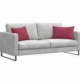 VidaXL Sofa Kussens 2 pcs Wijnrood 60 x 40 cm Katoen Stof
