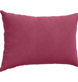 VidaXL Sofa Kussens 2 pcs Wijnrood 60 x 40 cm Katoen Stof