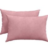 VidaXL Sofa Kussens 2 pcs Roze 60 x 40 cm Katoen Stof