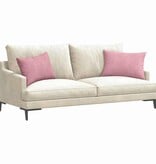 VidaXL Sofa Kussens 2 pcs Roze 60 x 40 cm Katoen Stof