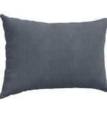 VidaXL Sofa Kussens 2 pcs Donkergrijs 60 x 40 cm Katoen Stof