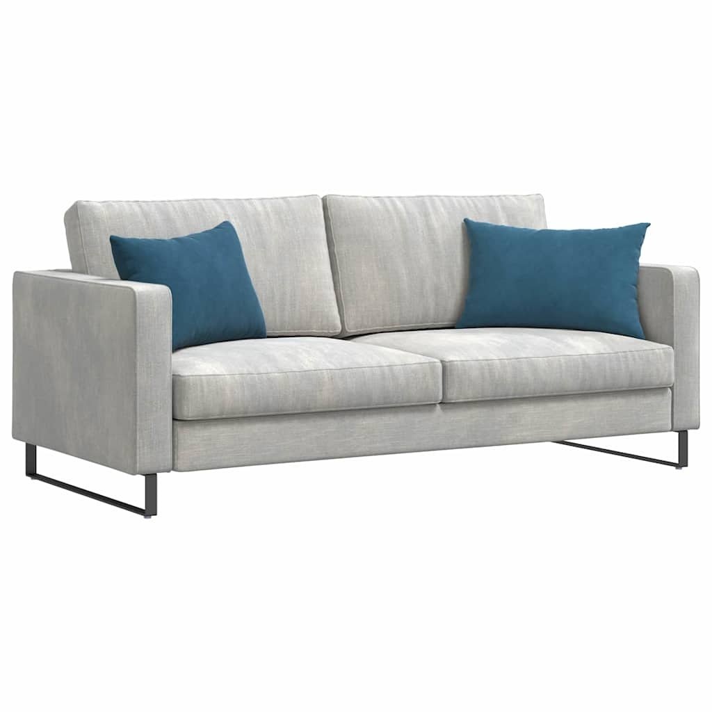 VidaXL Sofa Kussens 2 pcs Blauw 60 x 40 cm Katoen Stof