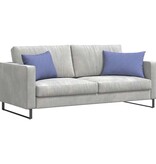 VidaXL Sofa Kussens 2 pcs Blauw 60 x 40 cm Stof