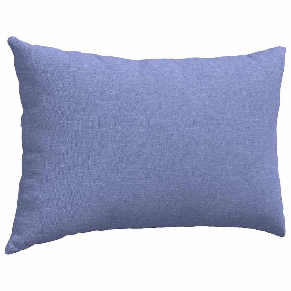 VidaXL Sofa Kussens 2 pcs Blauw 60 x 40 cm Stof