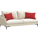VidaXL Sofa Kussens 2 pcs Rood 60 x 40 cm Stof