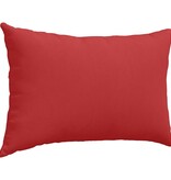 VidaXL Sofa Kussens 2 pcs Rood 60 x 40 cm Stof