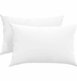 VidaXL Sofa Kussens 2 pcs Wit 60 x 40 cm Stof