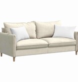 VidaXL Sofa Kussens 2 pcs Wit 60 x 40 cm Stof