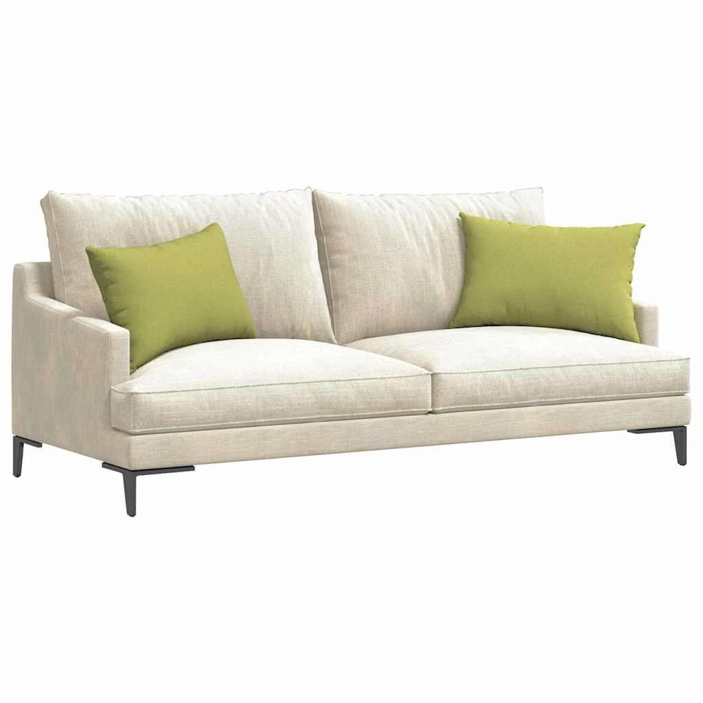 VidaXL Sofa Kussens 2 pcs Lichtgroen 60 x 40 cm Stof